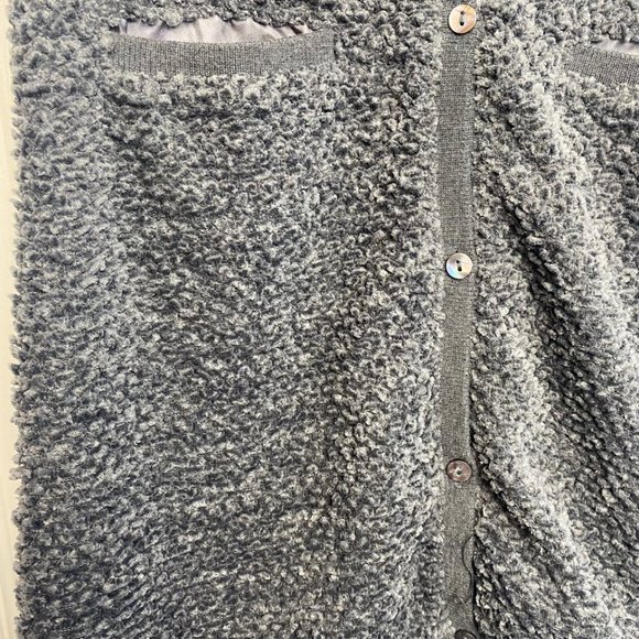 Girls Grey Long Sweater Vest Size 14 - Picture 2 of 6